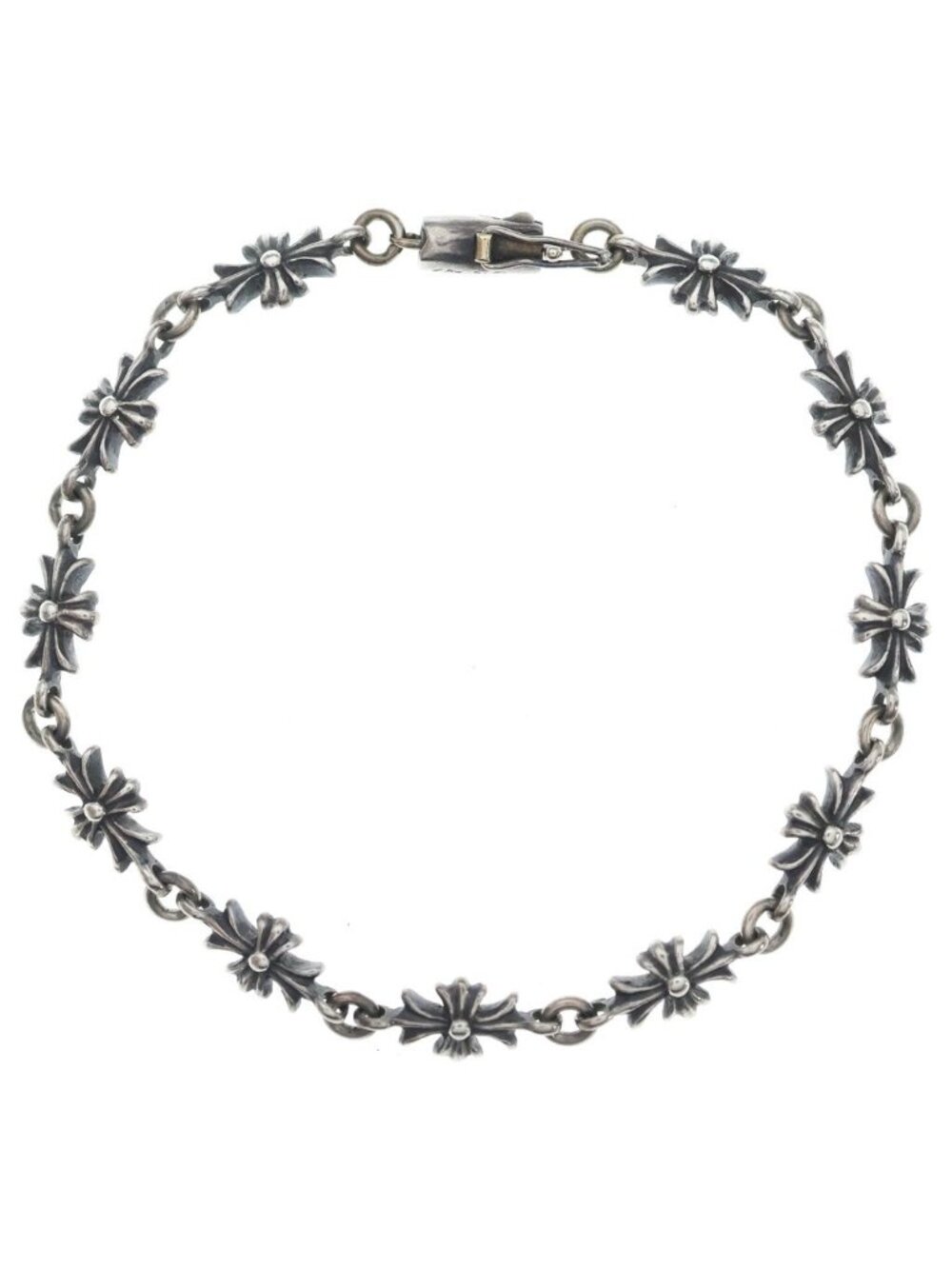 Chrome Hearts Tny CH Pls Tiny CH Plus Bracelet Silver